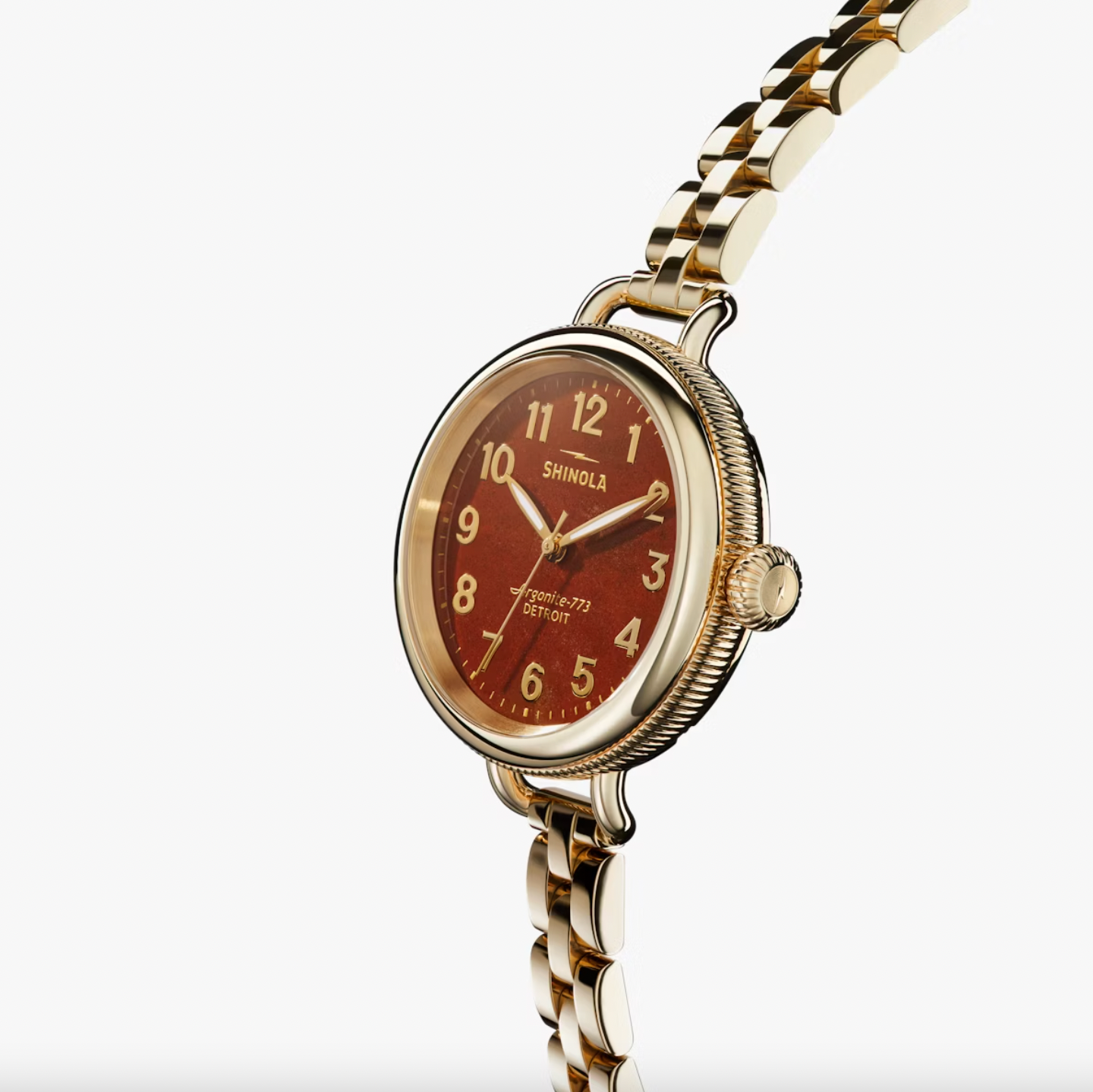 Birdy Watch - Gold | Red Jasper
