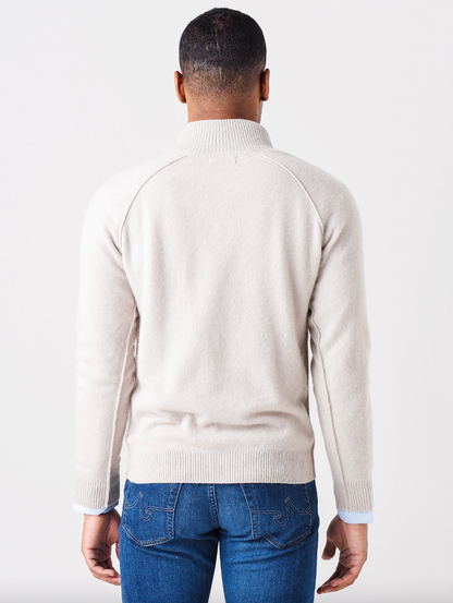 Quarter Zip with Contrast Seams