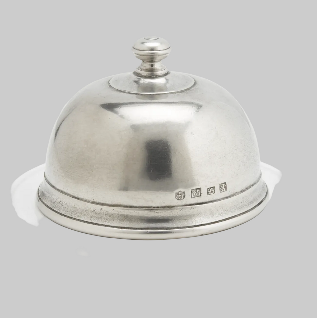 Small White Convivio Butter Dome