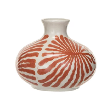 Abstract Stoneware Vase