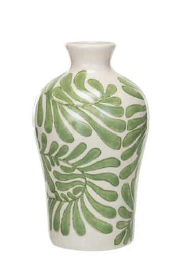 Abstract Stoneware Vase