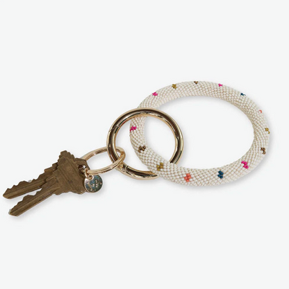 Chloe Seed Bead Key Ring