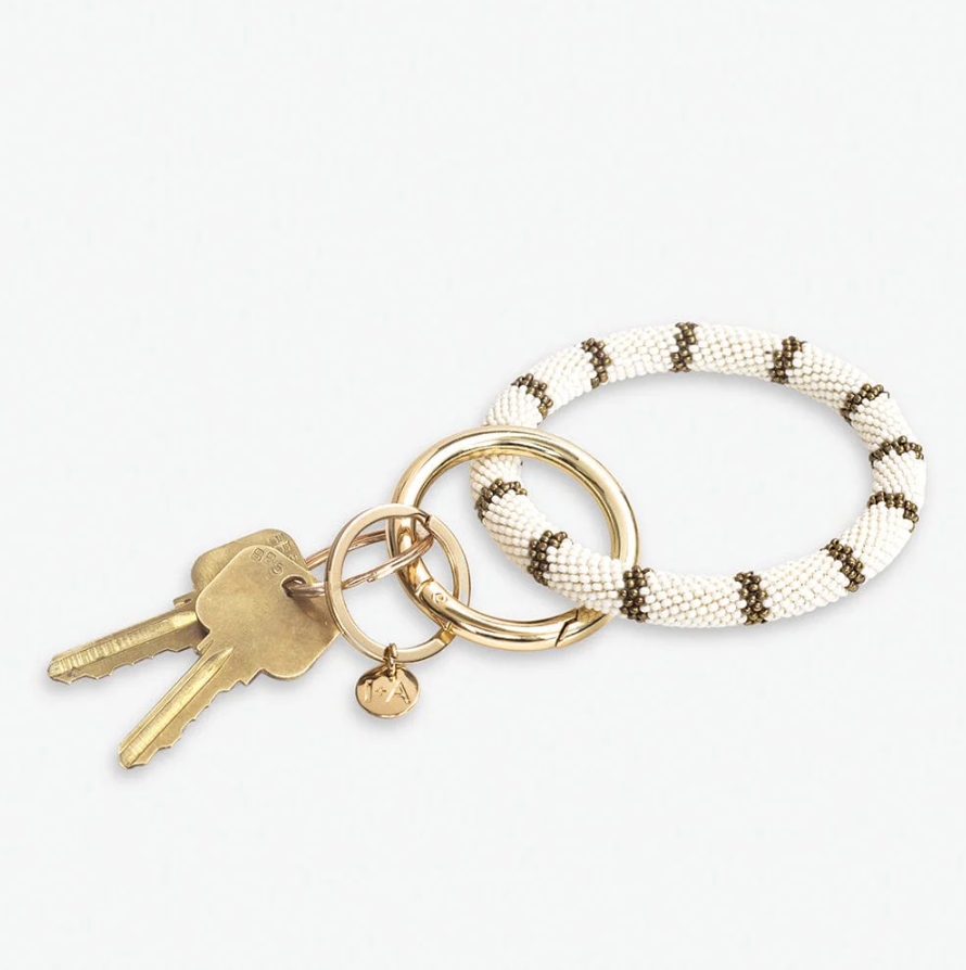 Chloe Seed Bead Key Ring