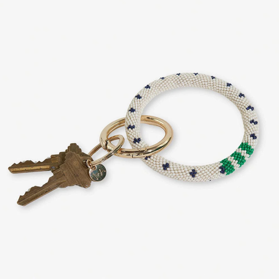 Chloe Seed Bead Key Ring