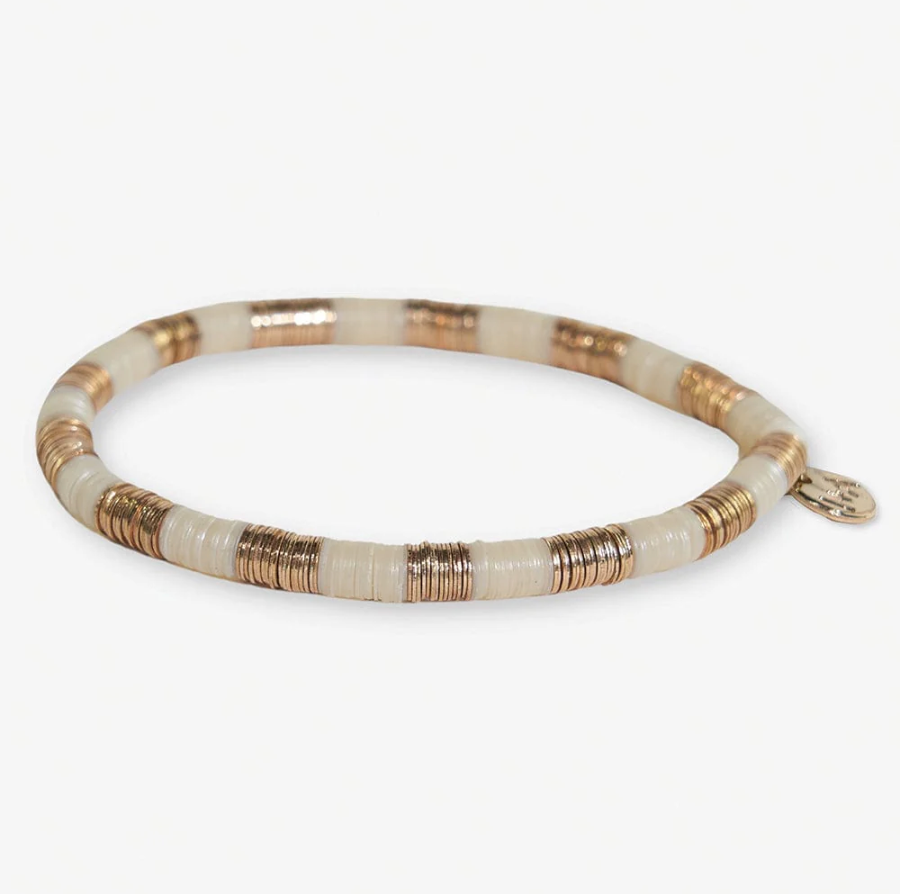 Grace Gold Sequin Stretch Bracelet