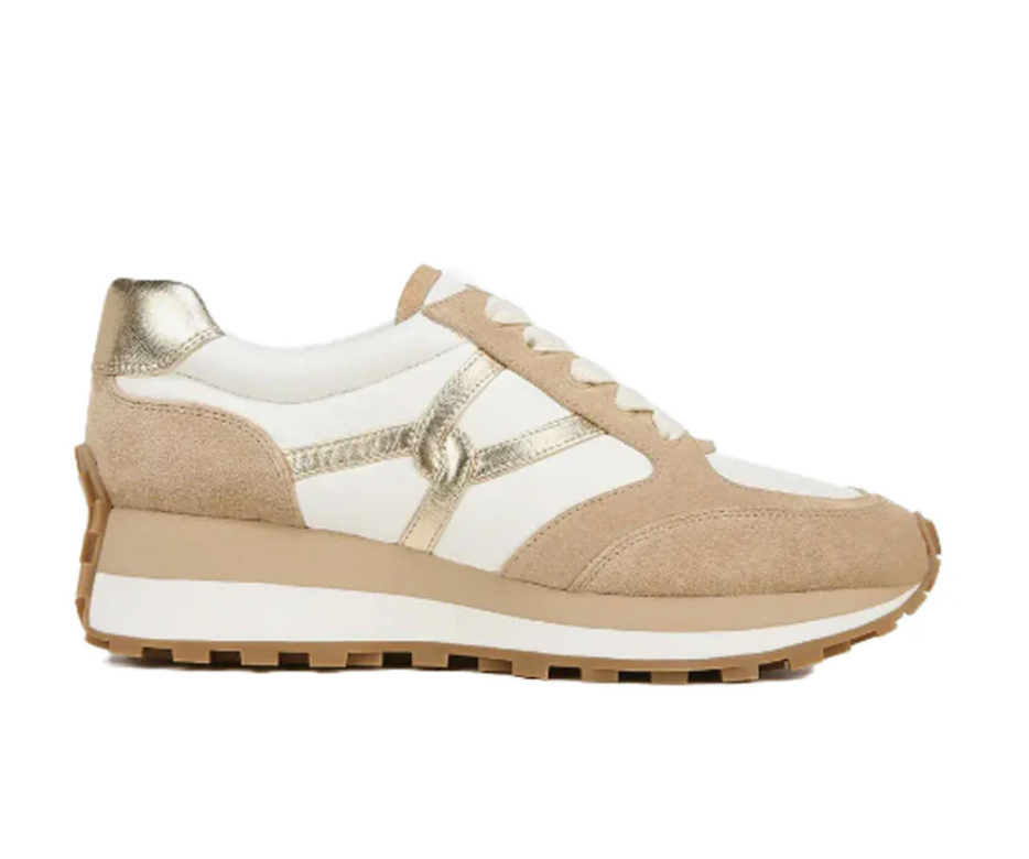 Valentina Sneaker - Coconut | Light Gold