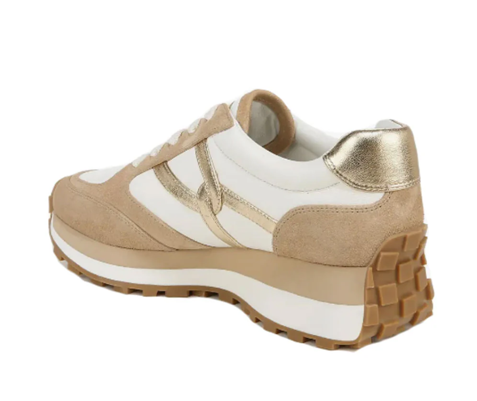 Valentina Sneaker - Coconut | Light Gold