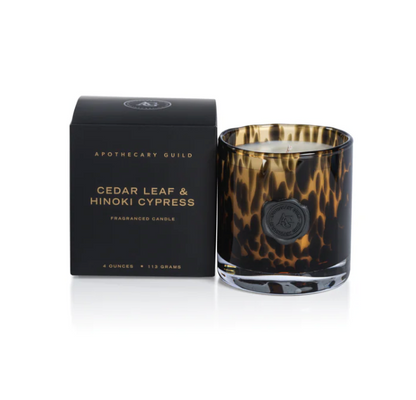 Apothecary Opal Glass Candle