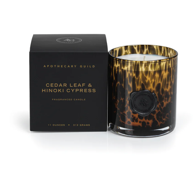 Apothecary Opal Glass Candle