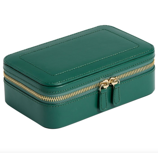 Sophia Travel Zip Case - Forest Green