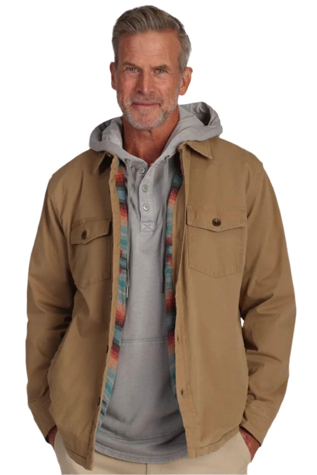 Route 66 Blanket Lined Jacket - Khaki