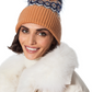 Nordic Hat with Fur Pom - Tan