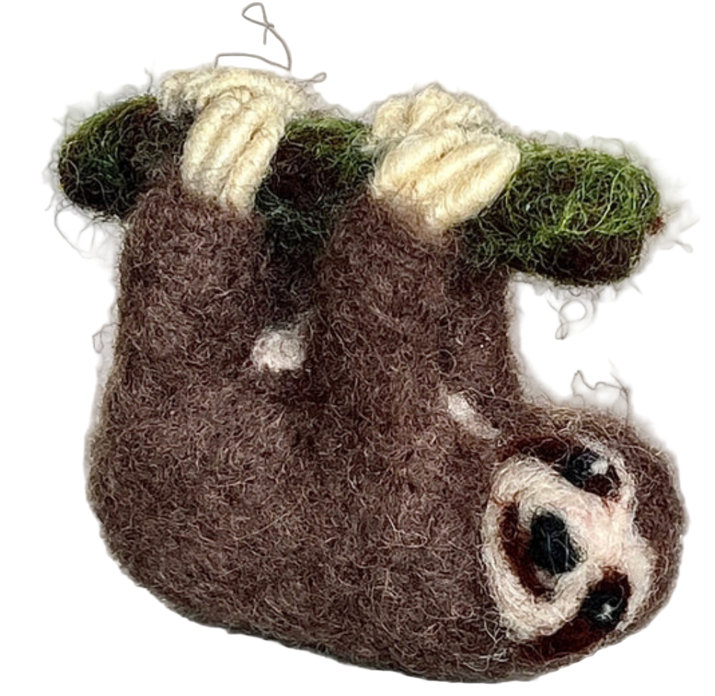 Sloth Ornament