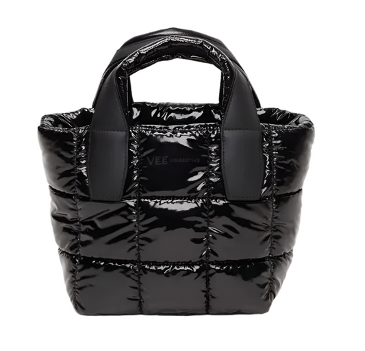 Porter Tote - Mini | Black Vinyl