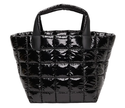 Porter Tote - Medium | Black Vinyl