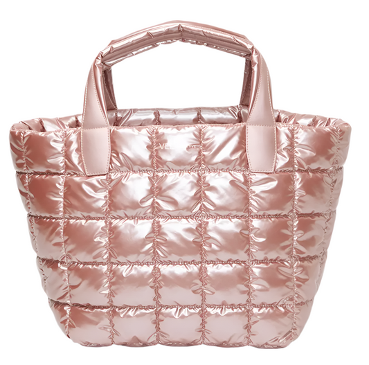 Porter Tote - Medium | Pink Metallic