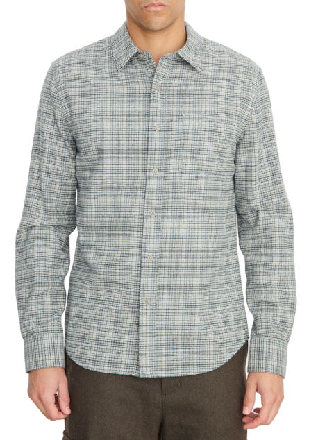 Highclere Plaid Separate Placket L/S Shirt