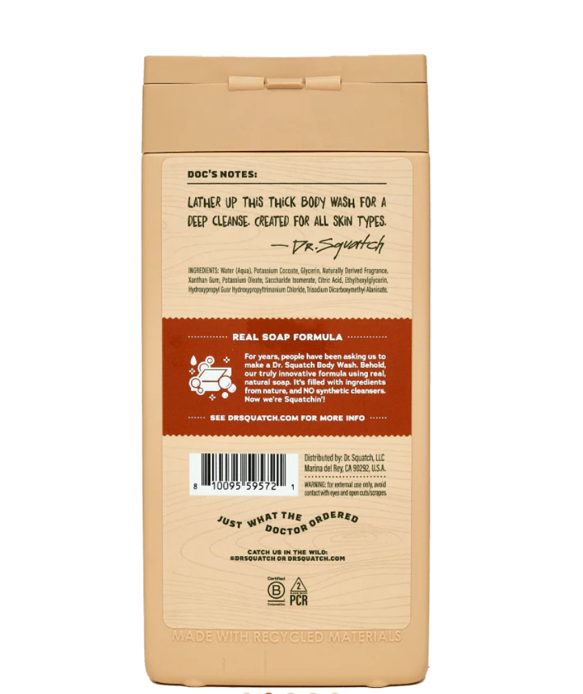 Dr. Squatch 14oz Body Wash