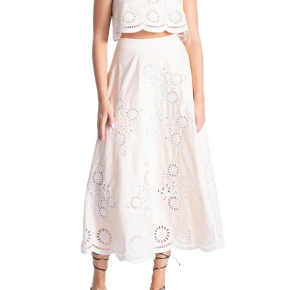 Carlotta Embroidered Top