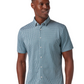 Halyard SS Dress Shirt - Balsam Stacked Hex