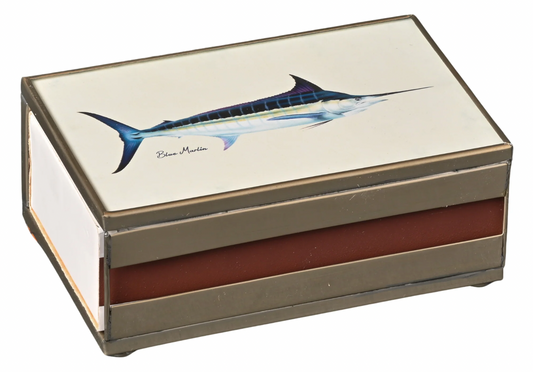 Blue Marlin Matchbox Cover