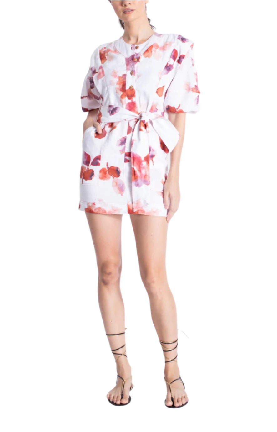 Catherine Print Mini Dress