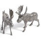 St. Anton Pewter Moose Design Salt and Pepper Shakers