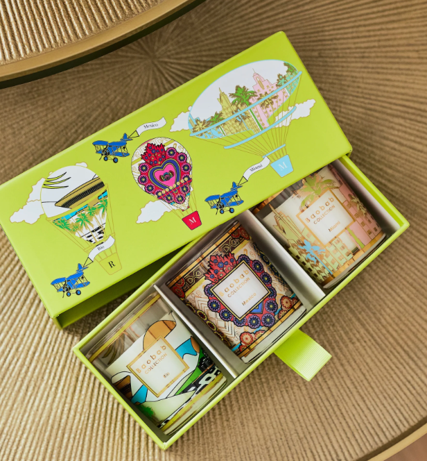 Trio Travel Candles - Rio | Mexico | Miami