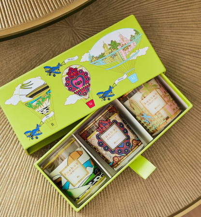 Trio Travel Candles - Rio | Mexico | Miami
