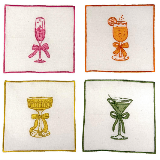 Cocktail Napkins- 4 Designs