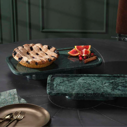 Pietro Rectangle Serving Platter With Stand