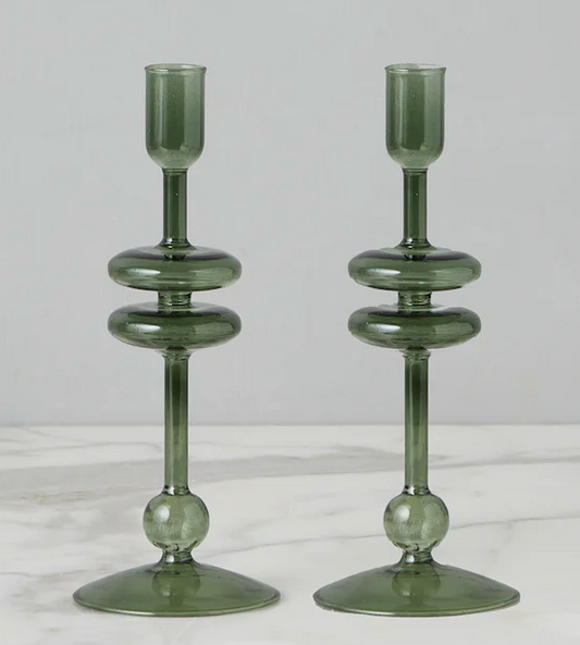Glass Candlestick - Small