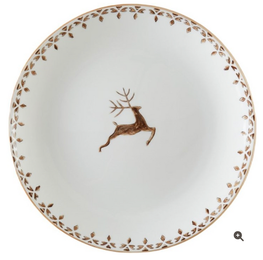 Wooded Reindeer Salad Plate