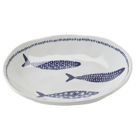 Holy Mackerel Oval Plate