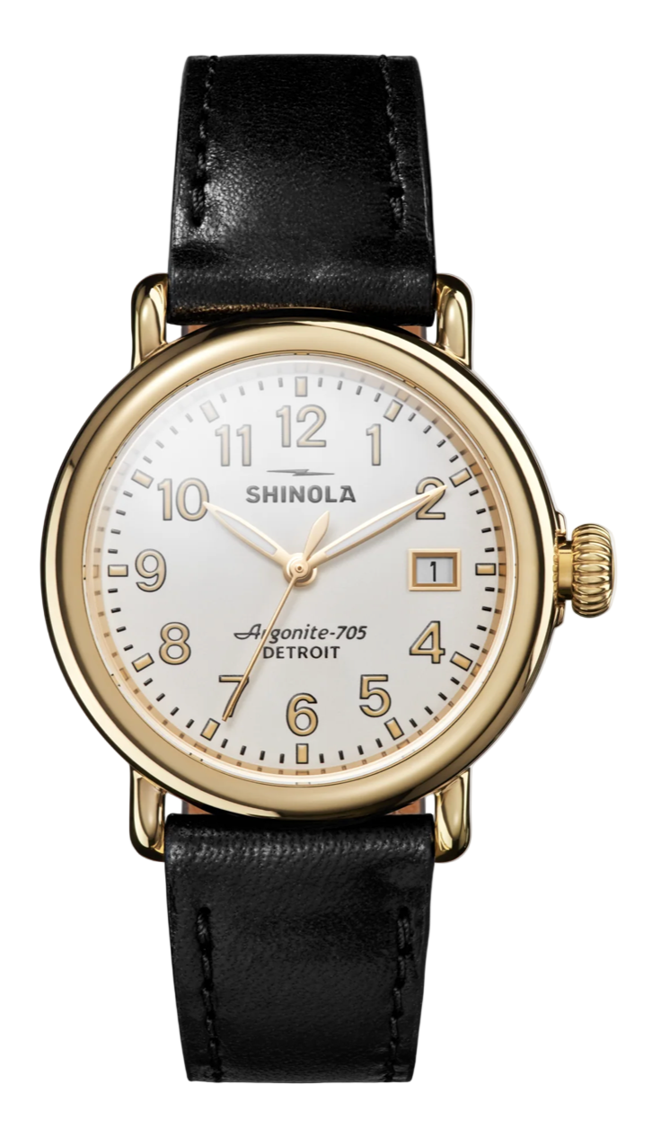 Runwell 3HD 36mm - Black Leather