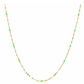 Gold Vermeil Sparkle Chain with Enamel Stations