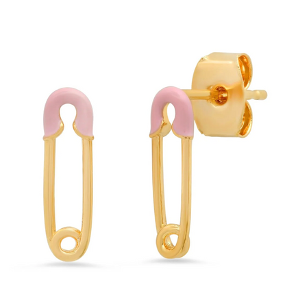 Enamel Safety Pin Studs