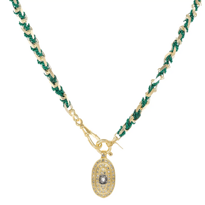 No. 951 Necklace Gold | Green