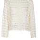Luxe Embroidered Reversible Open Stitch Boat Neck