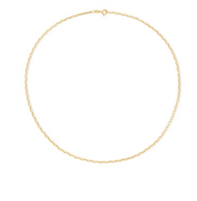 2mm Italian Chain Link Necklace - 16"