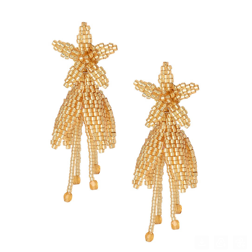 Tulipanes Gold Earrings