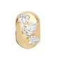 Diamond Pear Cluster Big Bead - Lab Grown