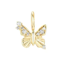 Diamond Butterfly Mini Charm