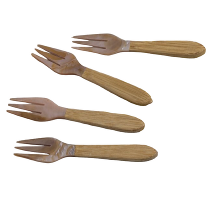 Serin Shell Cocktail Forks - Set of 4