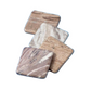 Waterfall Marble Square Coasters - Set of 4