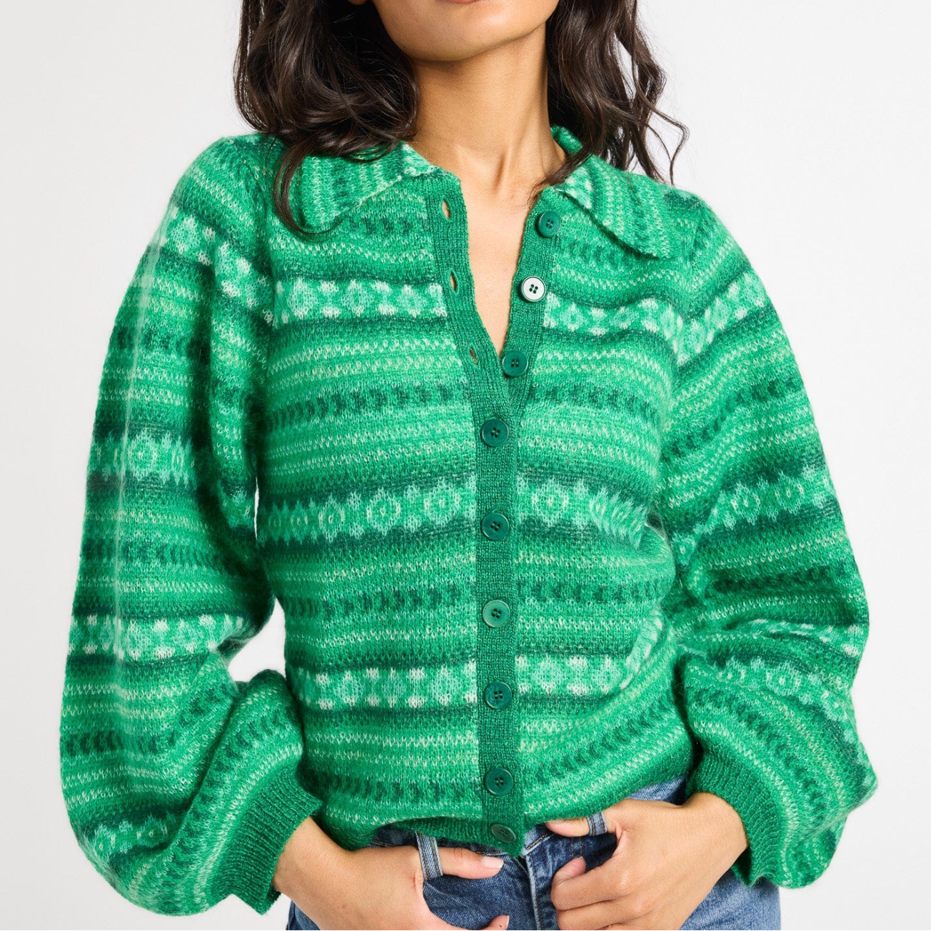 Irene Cardigan - Kelly Fairisle