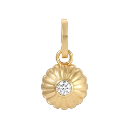 Groovy Diamond Flower Hinged Charm - Lab Grown