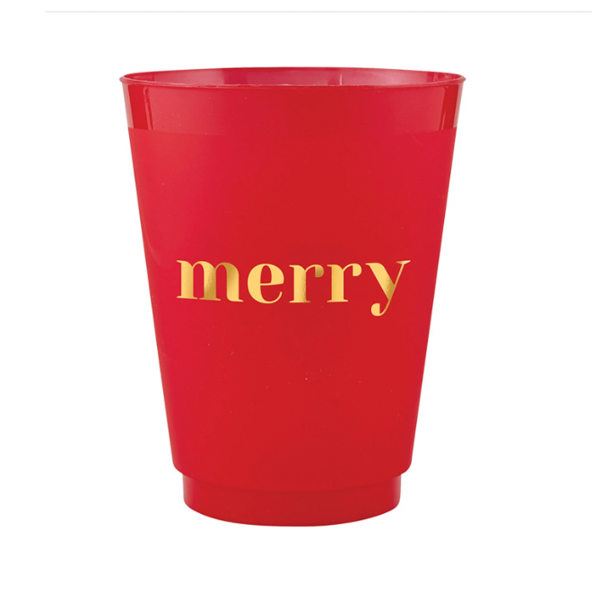 Frost Cups - Merry - Set of 8