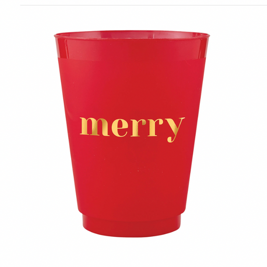 Frost Cups - Merry - Set of 8