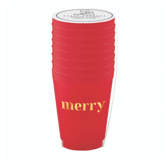 Frost Cups - Merry - Set of 8